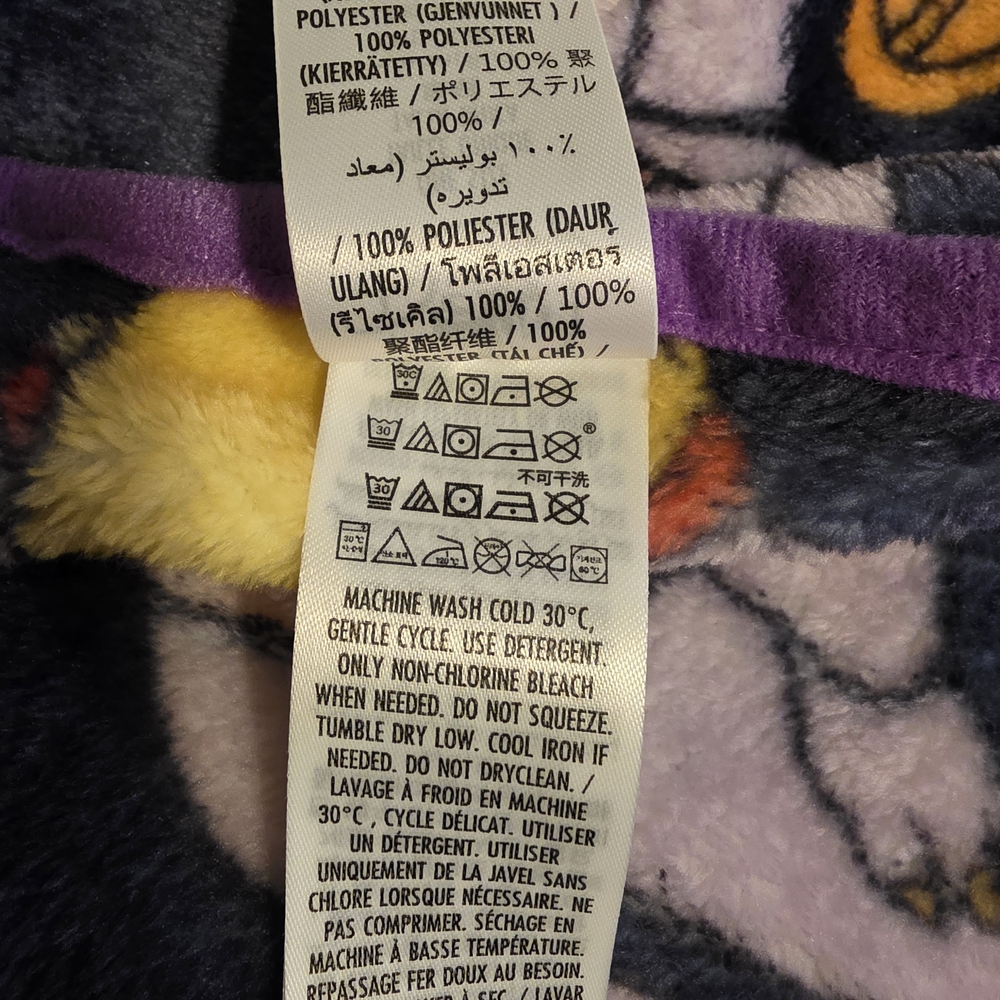 Disney Purple Figment Throw Blanket - Picture 6 of 8